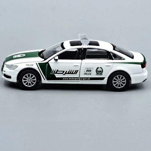 Audi A6 Dubai Police 1:64 Era Moodels fém modell autó