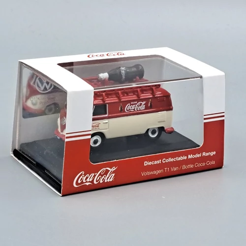 Volkswagen T1 Van 1:76 Bottle coca-Cola autó modell