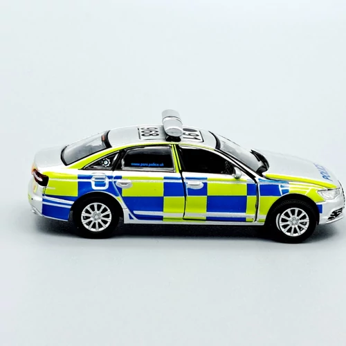 Audi A6 UK Police 1:64 ERA modell autó
