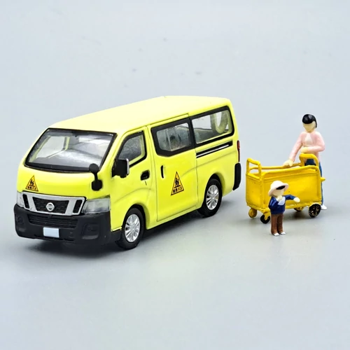 Nissan NV350 Japan Mini School bus 1:64 ERA modell autó