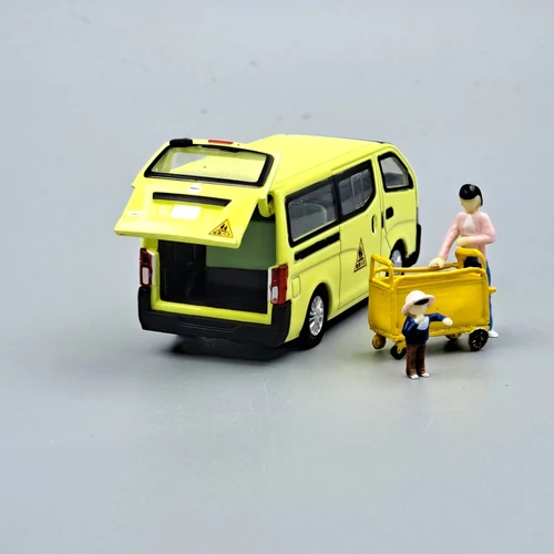 Nissan NV350 Japan Mini School bus 1:64 ERA modell autó