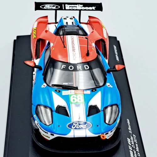 Ford GT #68 2019 LeMans Bourdais 1:43 autó modell