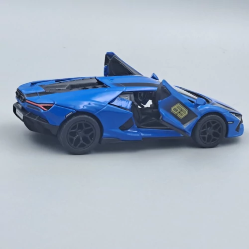 Lamborghini Revuelto L. Edition kék Kinsmart modellautó