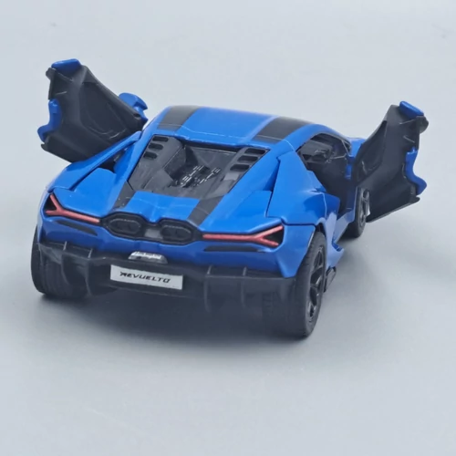 Lamborghini Revuelto L. Edition kék Kinsmart modellautó