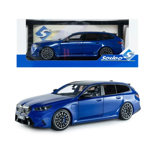 BMW M5 Touring 2024 kék 1:18 Solido