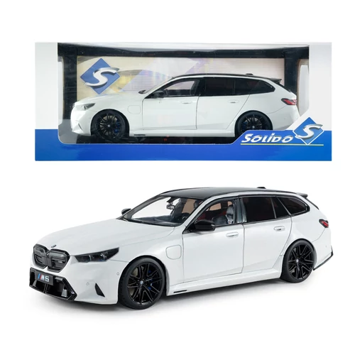 BMW M5 Touring 2024 fehér 1:18 Solido