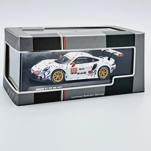 Porsche 911 GT3 RSR 24H LeMans USA 1:43 rally autó