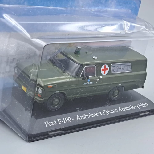 Ford F100 Ambulancia Argentína 1969 1:43 fém modellautó