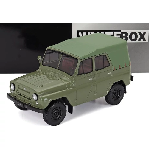 Uaz 469 1:24 zöld White Box modellautó