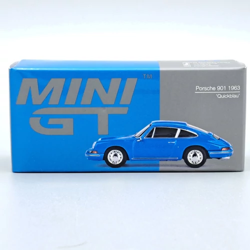 Porsche 911 (901) 1963 1:64 Mini Gt fém autó modell