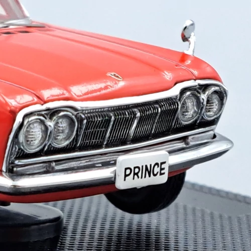 Nissan Skyline 2000GTB 1:43 piros Ebbro die cast autó modell