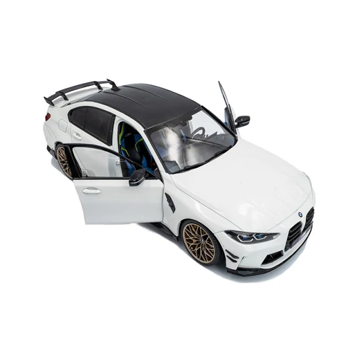 BMW M3 Competition 2024 1:18 Solido fehér modellautó