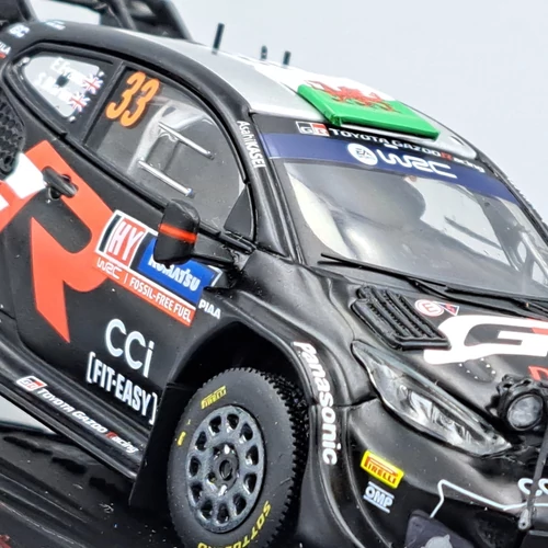 Toyota GR Yaris Rally1 2024 1:43 IXO fém autó modell