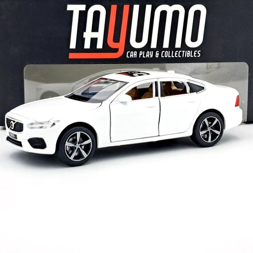 Volvo S90 1:32 Tayumo Fehér die cast