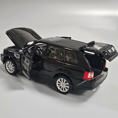 Range Rover Sport 1:18 fekete Bburago autó modell