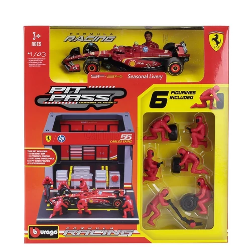 F1 boxutca diorama Carlos Sainz 1:43