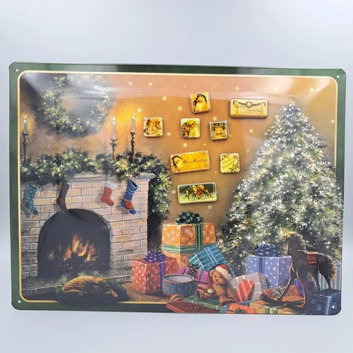 Nostalgic Art fém tábla karácsony+mágnes