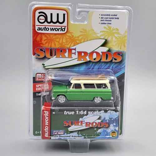 Chevrolet Suburban Surf 1:64 Auto World fém autó modell