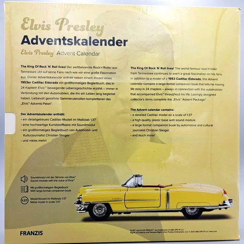 Adventi Naptár Elvis Presley Cadillac ajándék