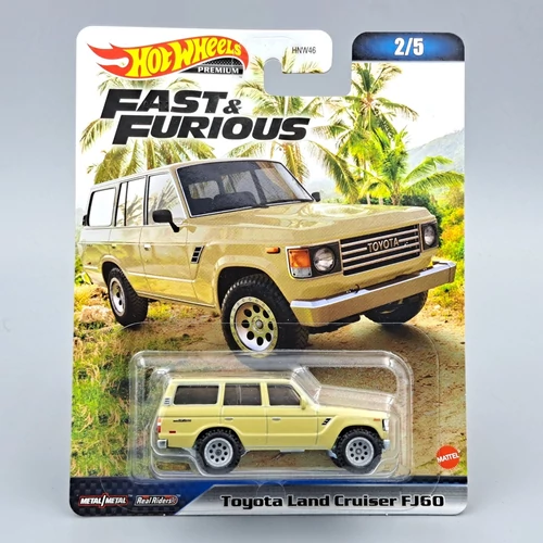 Toyota Land Cruiser FJ60 Hot Wheels 1:64 fém modell autó fast&furious