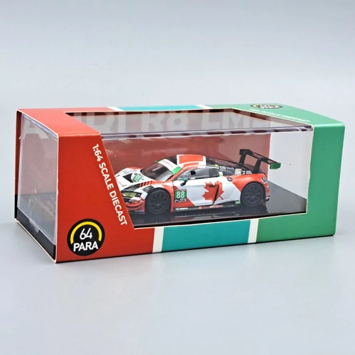 Audi R8 LMS 2019 1:64 Para64 fém modell autó
