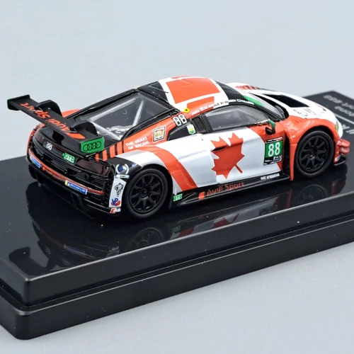 Audi R8 LMS 2019 1:64 Para64 fém modell autó