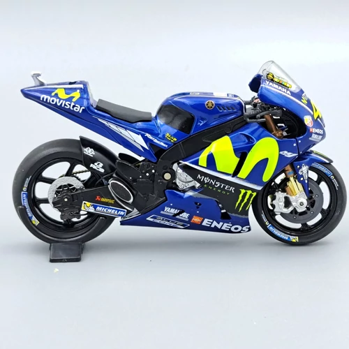 Yamaha YZR-M1 2017 Valentino Rossi 1:18 motorkerékpár modell