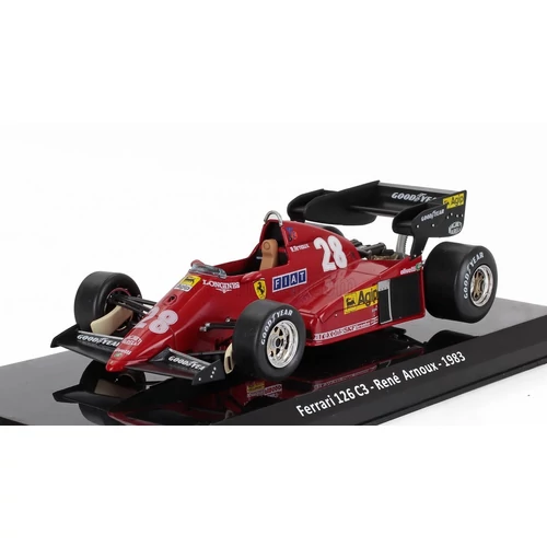 Ferrari 126 C3 F1 René Arnoux 1983 1:24 modellautó