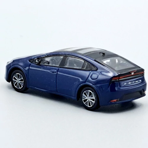 Toyota Prius LHD 2023 1:64 kék autó modell