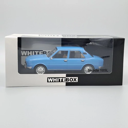 Skoda 150L 1:24 Kék White Box autómodell