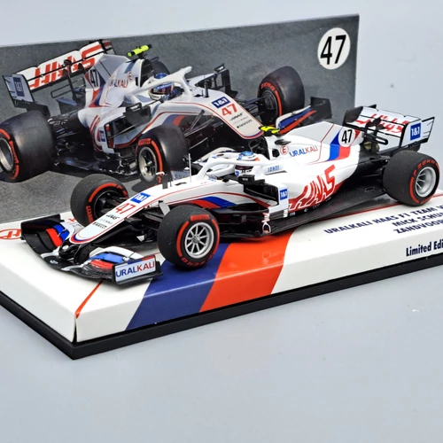 Haas F1 Team VF-21 1:43 M.Schumacher fém autó modell