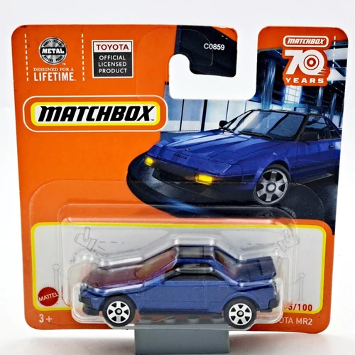  Toyota MR2 1984 1:64 Matchbox Modellautó