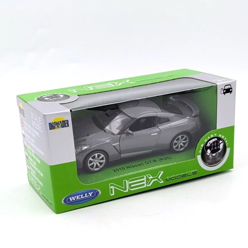 Nissan GT-R (R35) Welly modell szürke