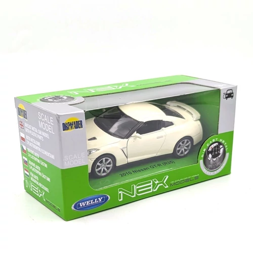 Nissan GT-R (R35) Welly modell krém