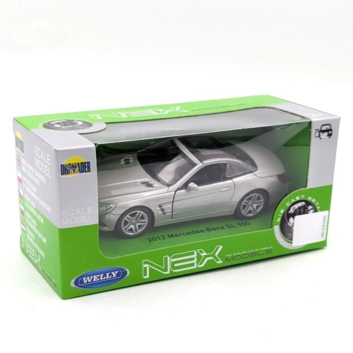 Mercedes SL 500 2012 Welly modell ezüst