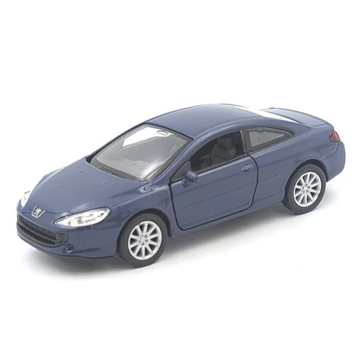 Peugeot 407 Coupe Welly modellautó kék