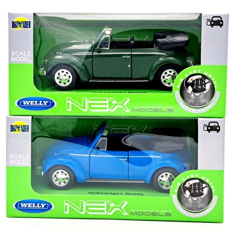 Volkswagen Beetle Cabrio Welly modellautó