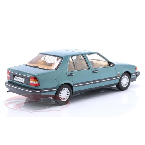 Saab 9000 CD 1990 1:18 Triple9 zöld autómodell
