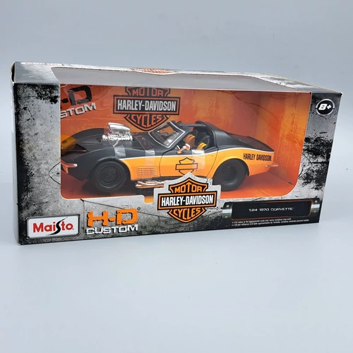 Chevrolet Corvette 1970 Harley Davidson 1:24 Maisto modell autó