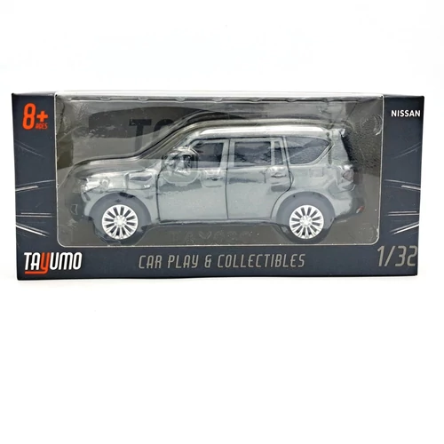Nissan Patrol Y62 1:32 Tayumo Szürke modell autó