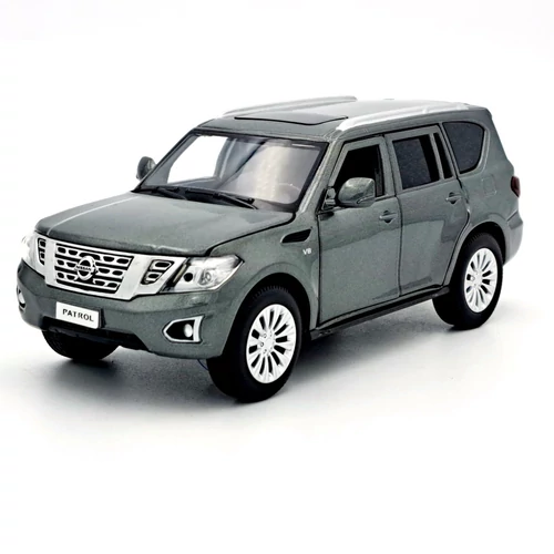 Nissan Patrol Y62 1:32 Tayumo Szürke fémautó