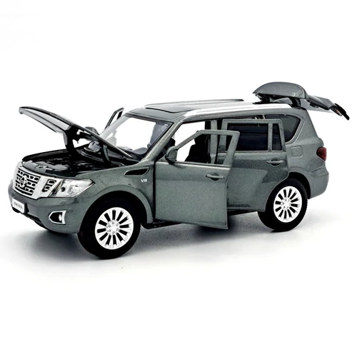Nissan Patrol Y62 1:32 Tayumo Szürke kisautó