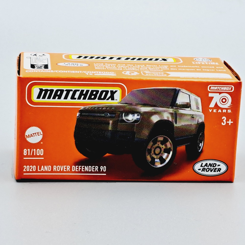 Land Rover Defender 2020 1:64 Matchbox kisautó