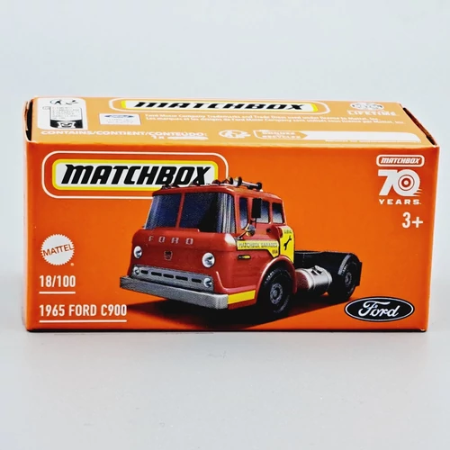 Ford C 9000 1965 1:64 Matchbox fém modell autó