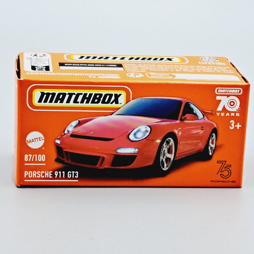 Porsche 911 GT3 1:64 Matchbox kisautó