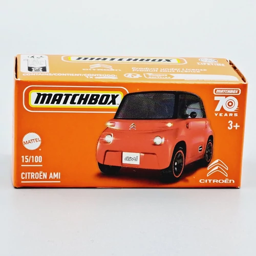 Citroen Ami Piros 1:64 Matchbox fémautó