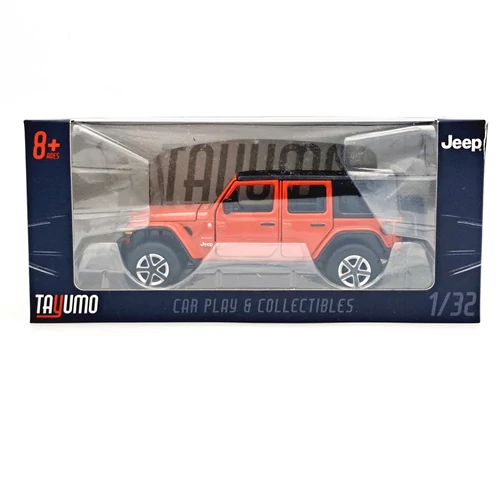 Jeep Wrangler Sahara 1:32 Tayumo Piros autómodell
