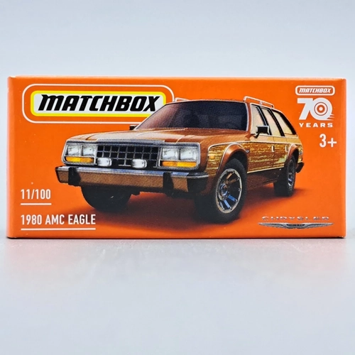AMC Eagle 1980 1:64 Matchbox fém autómodell