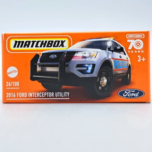 Ford Interceptor Utility 1:64 Matchbox fém modell autó