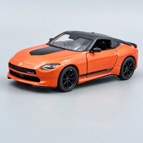 Nissan Fairlady Z 2023 Kinsmart narancs kisautó